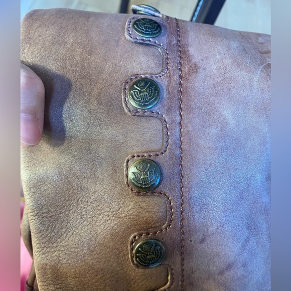 Sam Edelman Leather Pierce Whiskey Almond Toe Pull On Heel Knee Boot Size 6 - Picture 13 of 14